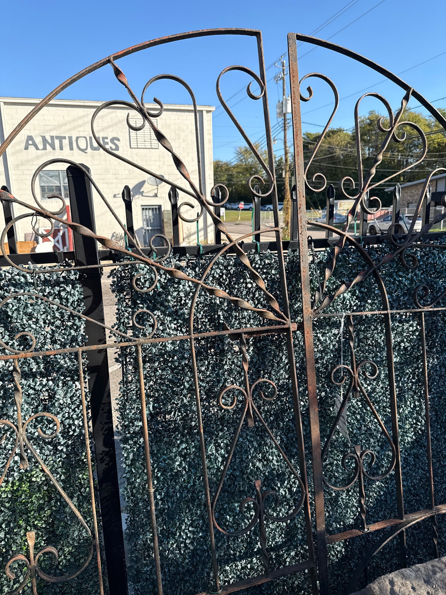 Pair of Iron Double Gates