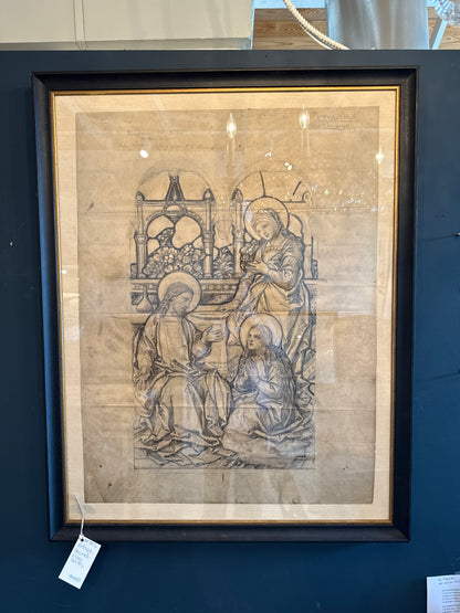 Original Stained Glass Window Design Drawings