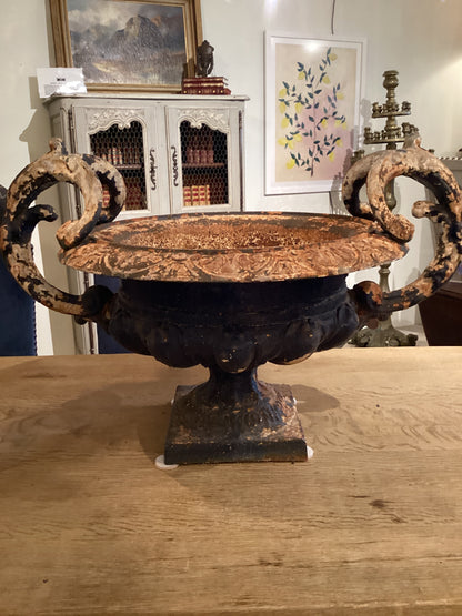 Pair of Cast Iron Planters