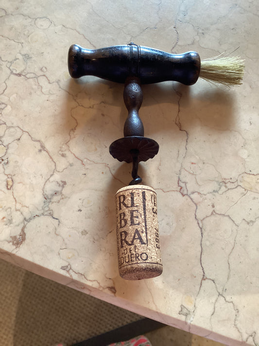 English Cork Screw w/ Brush