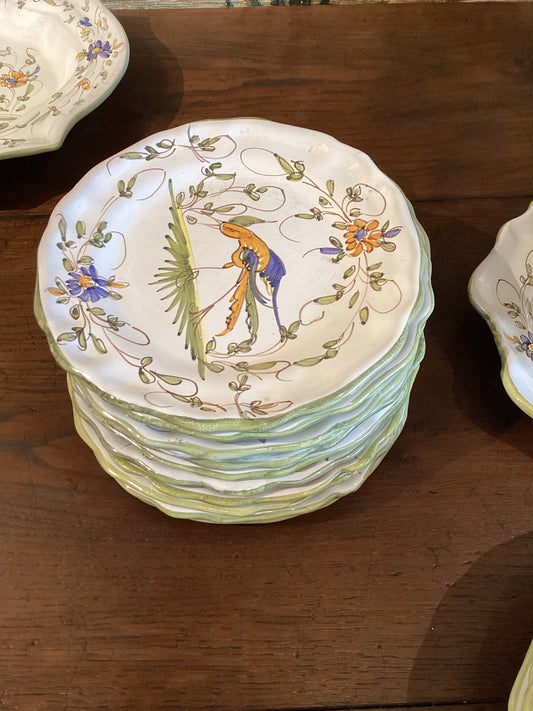 Moustiers 8 1/4” Plates