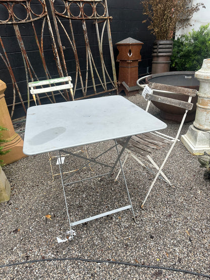 20th Century French Fermob Polychromed Metal Bistro Tables