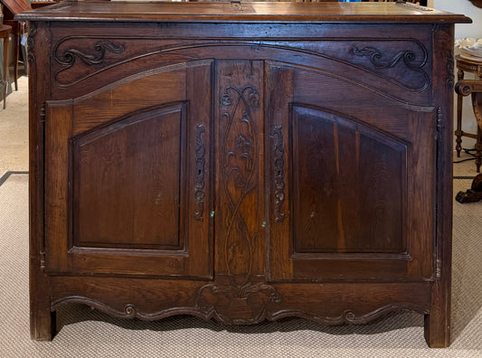 19th Century French Louis XV Style Walnut Mule Chest