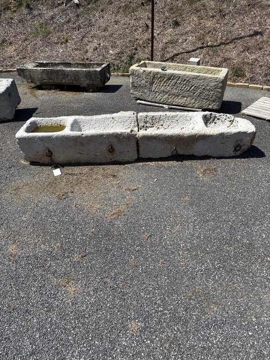 Long Stone Trough with Split Middle
