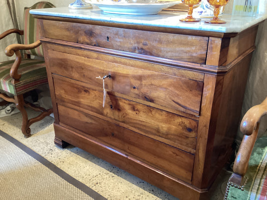 French Marble Top Chest