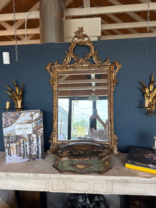 Italian Gilt Wood Mirror