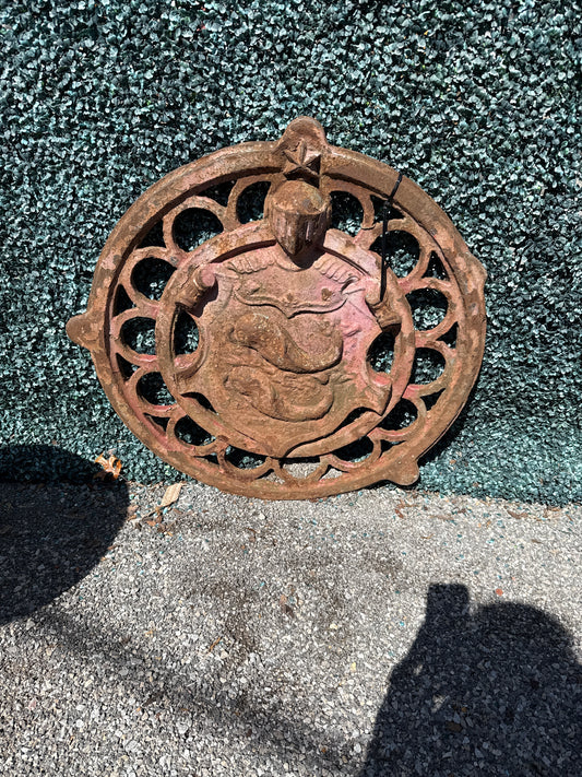 Cast Iron Railway Shield out of Brighton England