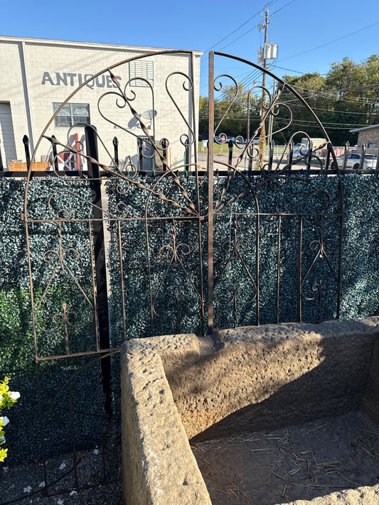 Pair of Iron Double Gates