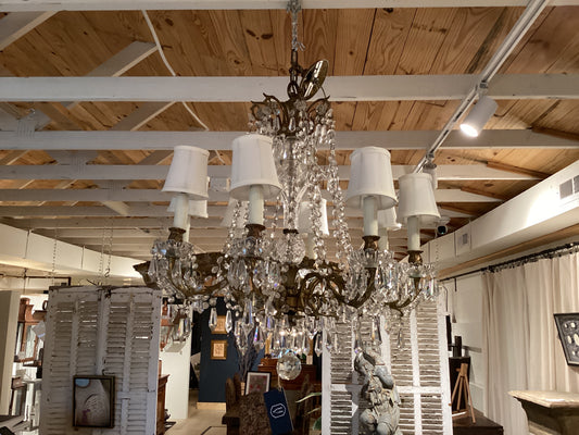 Regency Style 8 Light Chandelier