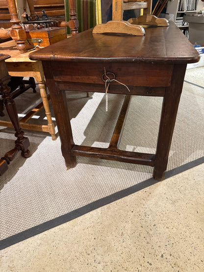 French Provincial Walnut Farm Table