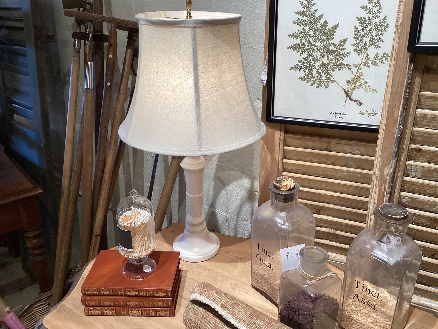 White Alabaster Lamp