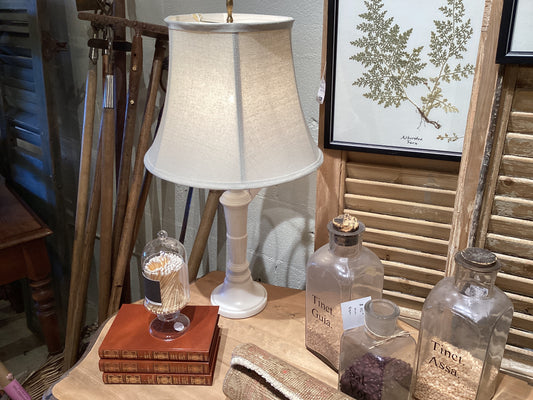 White Alabaster Lamp