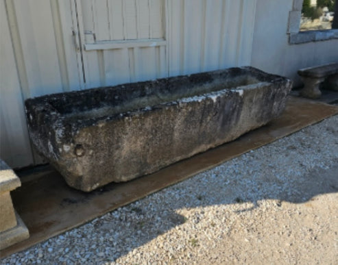 Deep Rectangular Stone Trough – Architectural Heritage