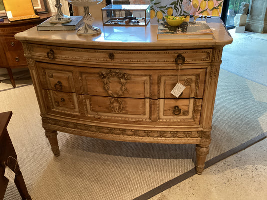 Neoclassical Style Bleached Commode