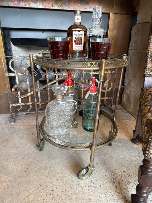 Round Bar Cart
