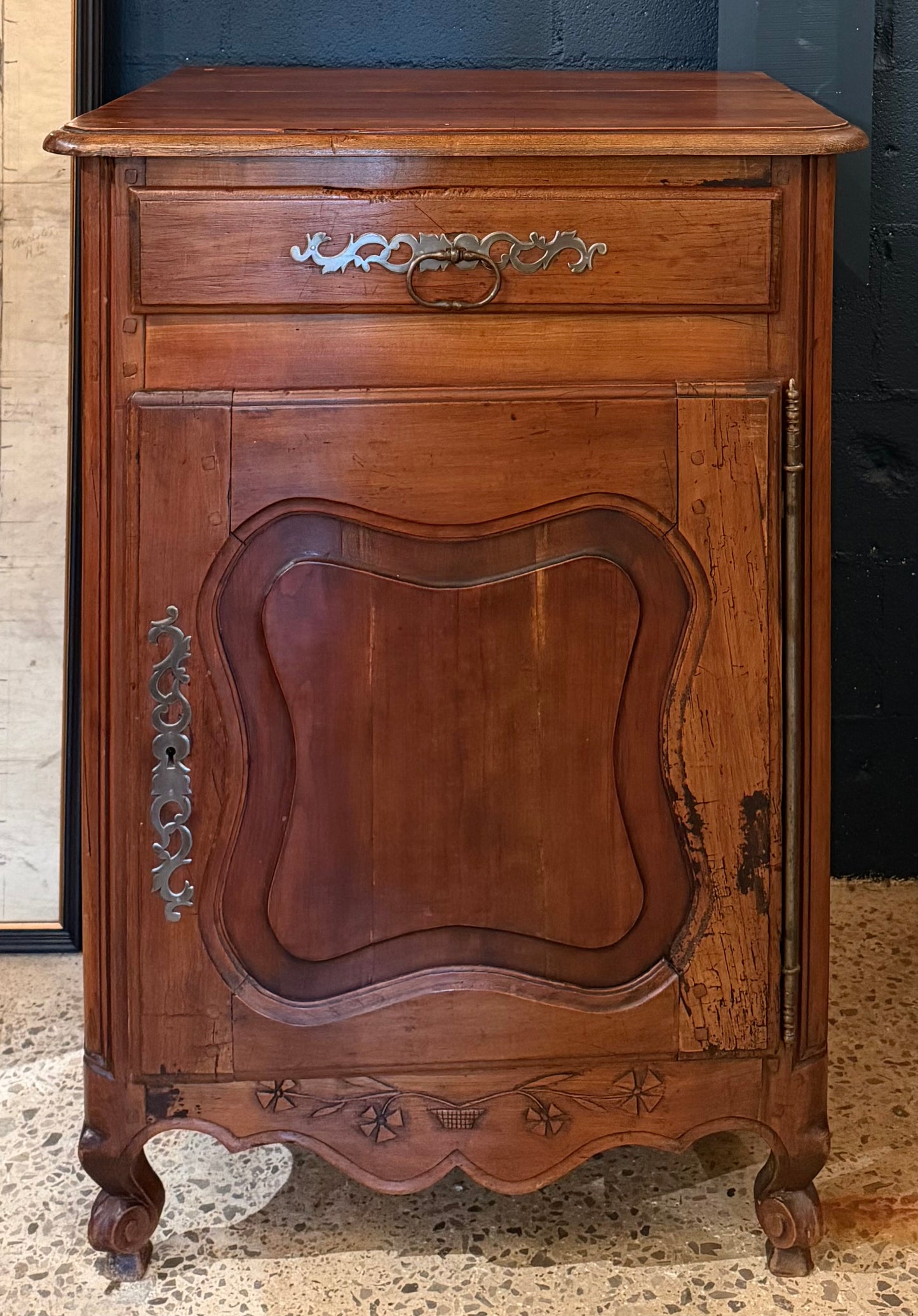 19th Century French Louis XV Style Walnut Mule Confiturier