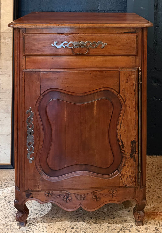 19th Century French Louis XV Style Walnut Mule Confiturier