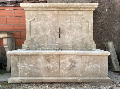 Stone Mural Wall Fountain