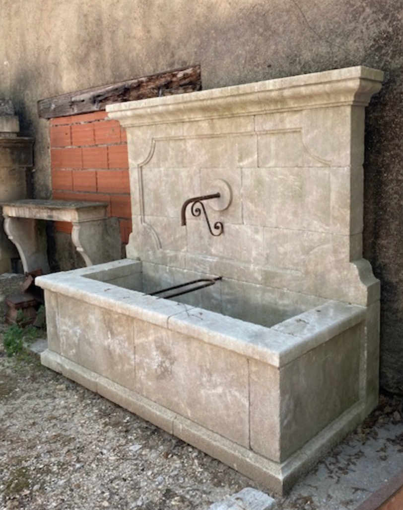 Stone Mural Wall Fountain