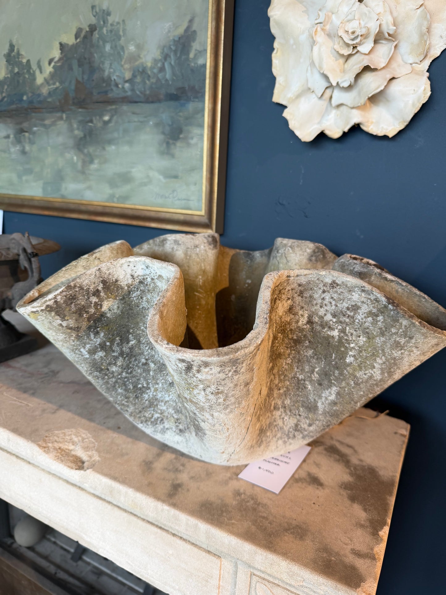 Antique Willy Guhl Handkerchief Planter