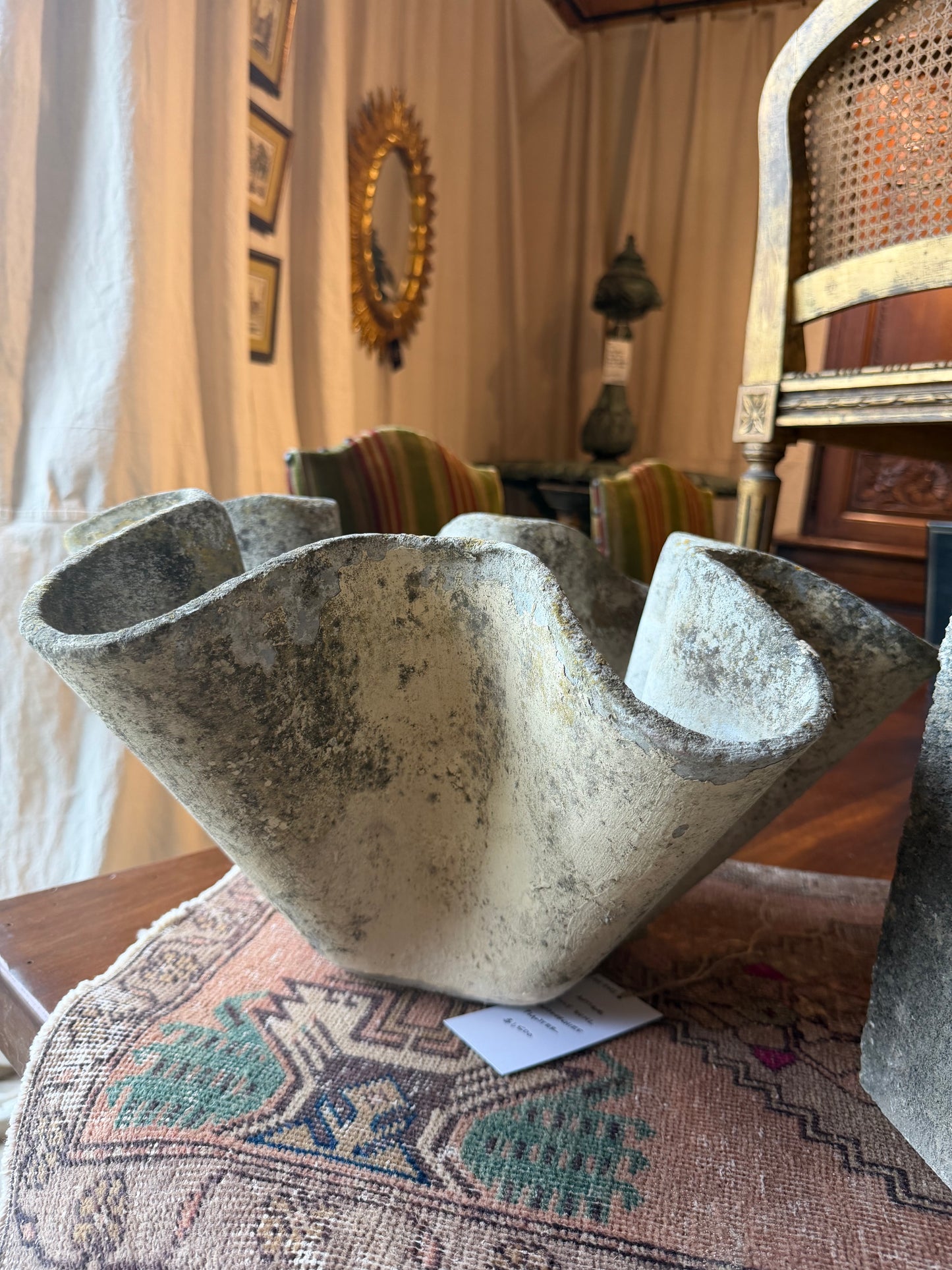 Antique Willy Guhl Handkerchief Planter
