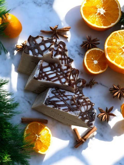 Orange (Holiday) Spice | Wrapped Festive Spa Bar, Gift‑Ready