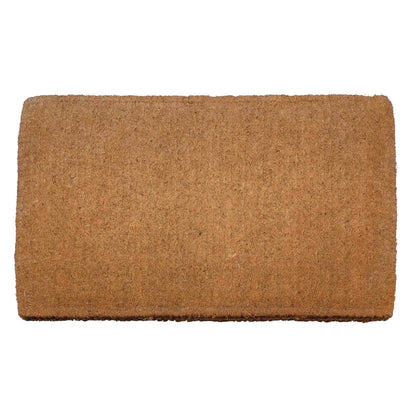 Blank Extra-Thick Handwoven Coconut Fiber Doormat: 18x30