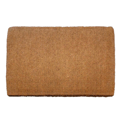 Blank Extra-Thick Handwoven Coconut Fiber Doormat: 24x36