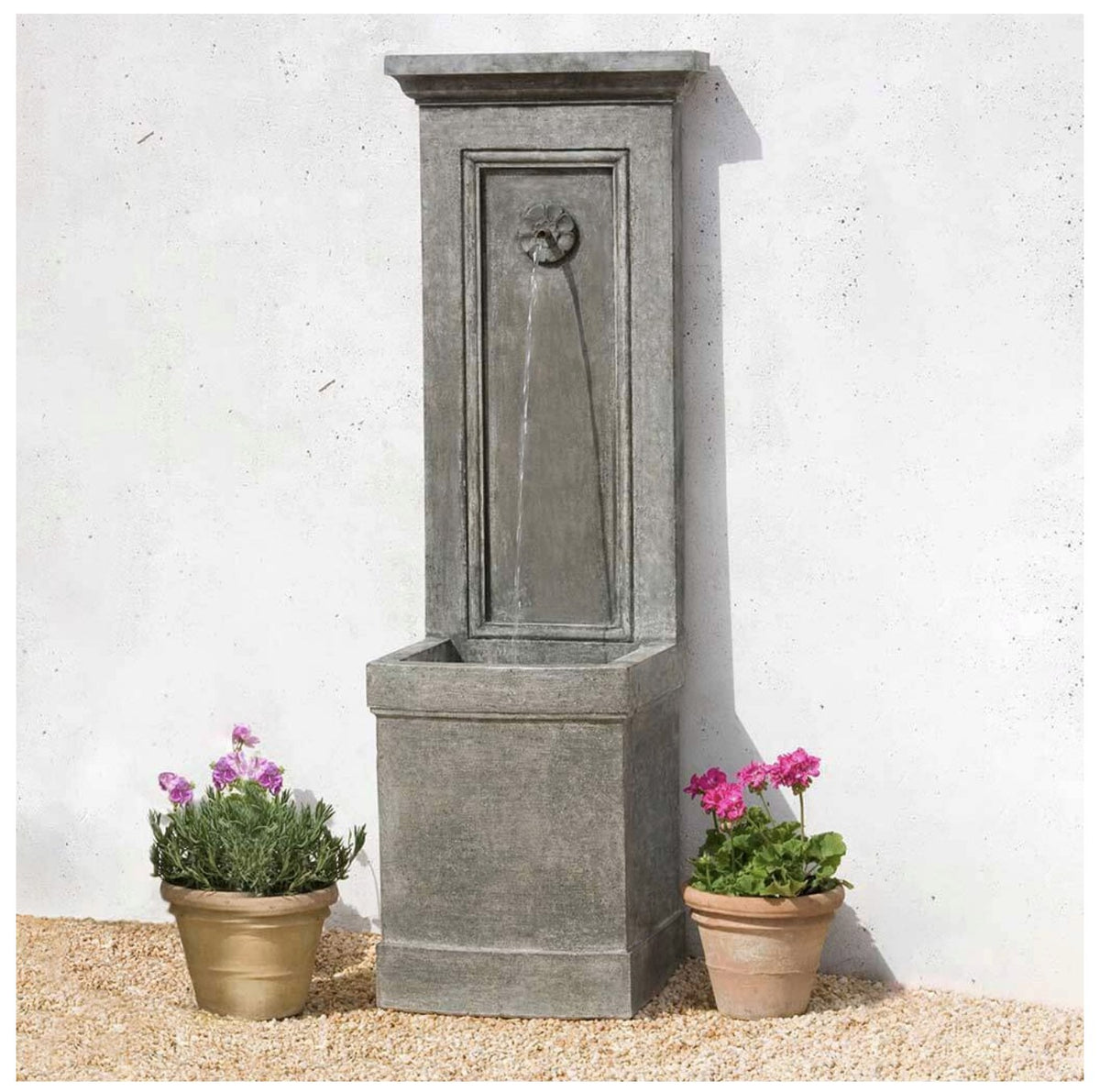 Auberge Fountain — Campania cast stone