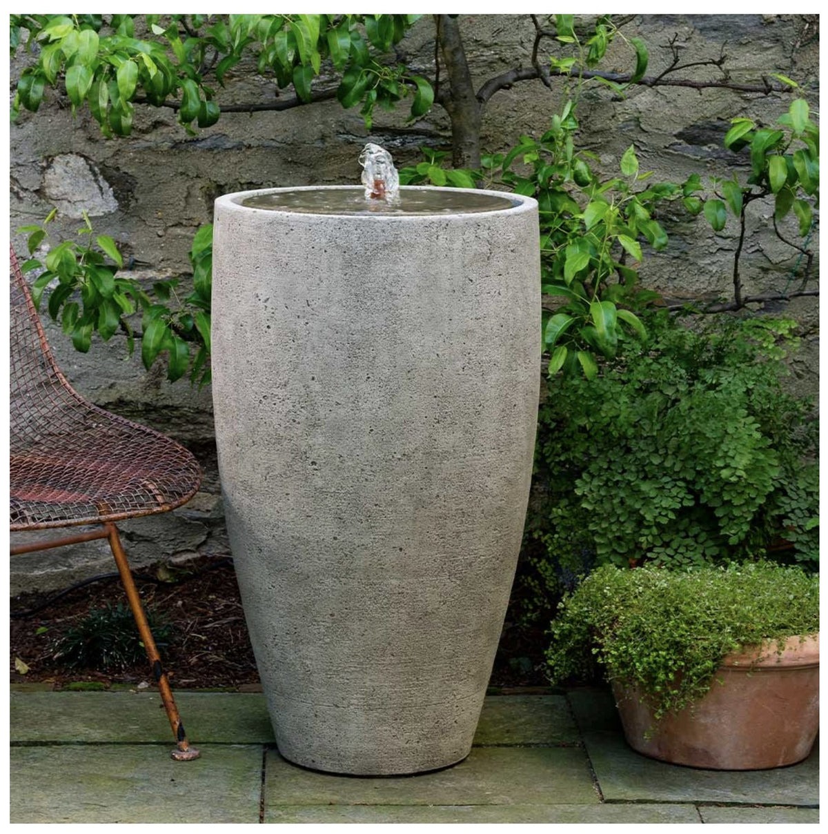 Manzanita Fountain — Campania cast stone