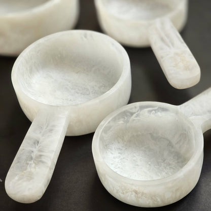 Hand Poured Resin Measuring Cups - Cooking, Baking  Gifts : Ivory
