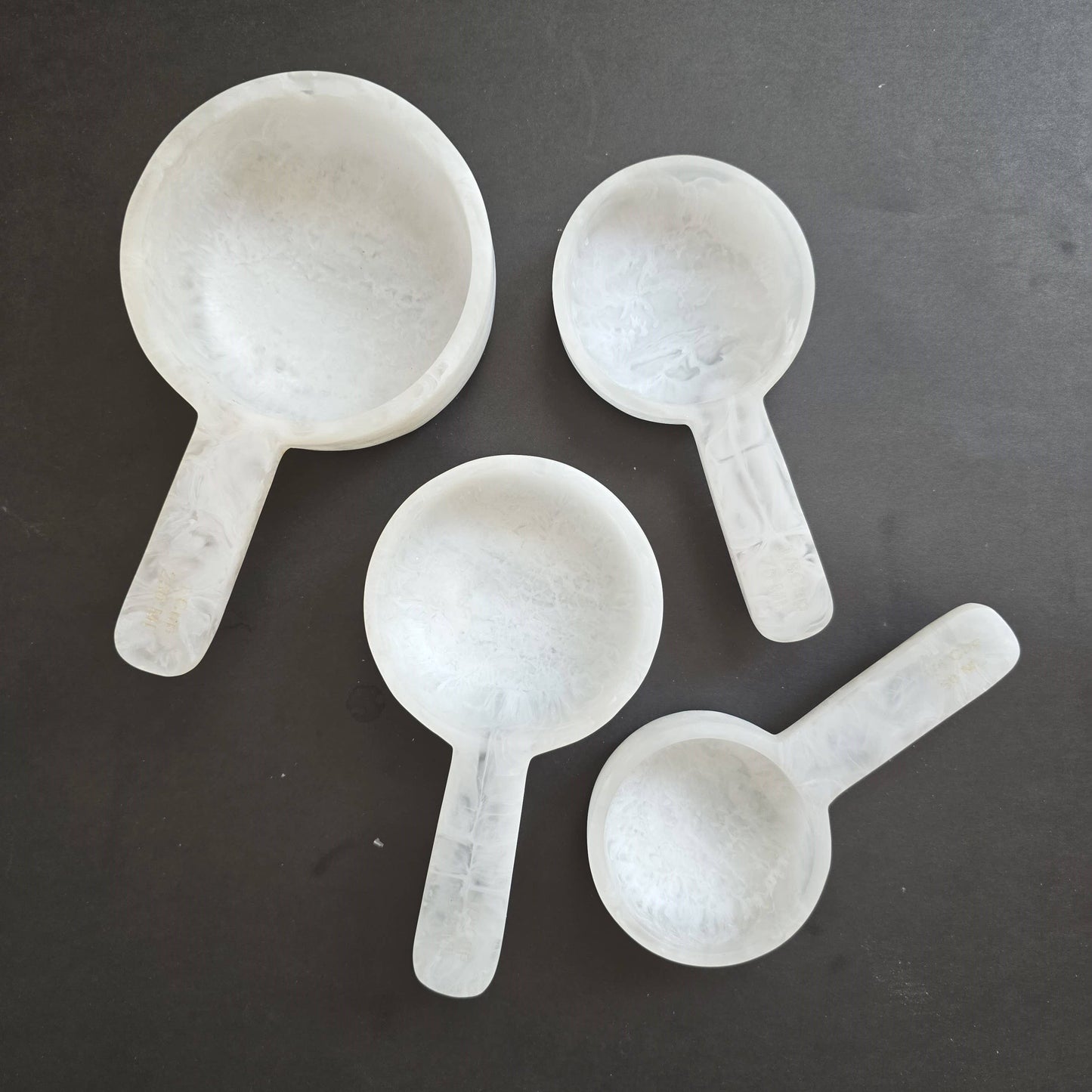 Hand Poured Resin Measuring Cups - Cooking, Baking  Gifts : Ivory