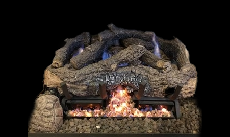 Charred Frontier Oak Logs (Vent-Free)