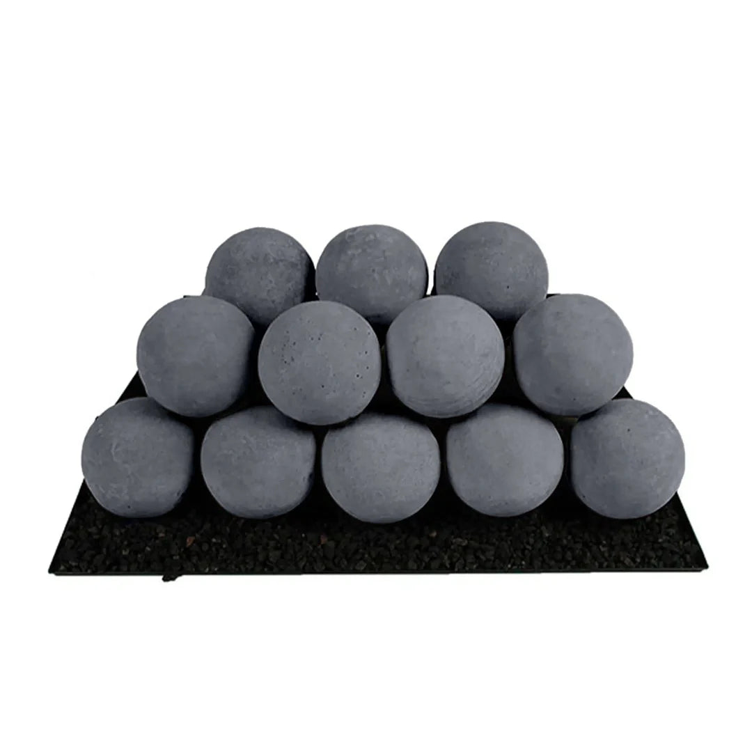 Rasmussen Vented Dark Gray Fireballs